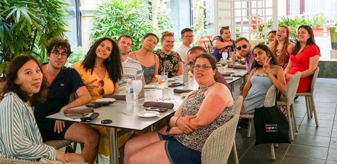 The Chen-Plotkin lab celebrates 12 years with a retreat in San Juan, Puerto Rico, June 2022.