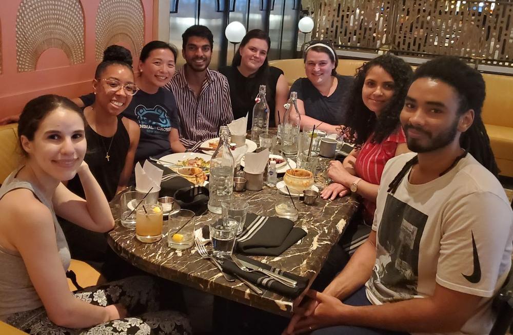 Welcome dinner, 2020/2021 hires! (Finally!)